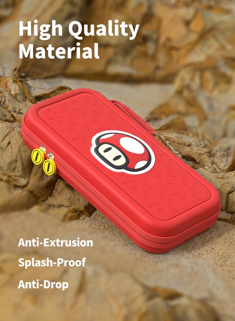 بيكسنست حقيبة حمل لجهاز نينتندو سويتش 2 2025، حقيبة سويتش 2، حقيبة حمل بنمط سيليكون منقوش ثلاثي الأبعاد لجهاز سويتش 2، ملحقات وحدة التحكم في الألعاب - Image 3