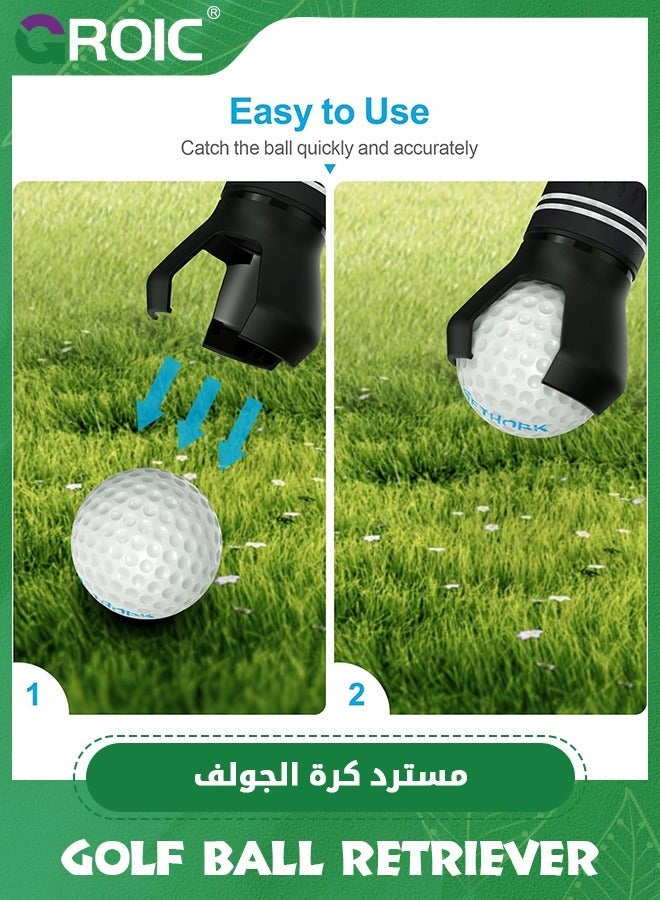 GROIC 4 PCS Golf Ball Retriever, Premium Durable Grabber and Picker for All Kinds of Putter Handles, Retrievers Pick Up Tool Quick Installation - Image 5