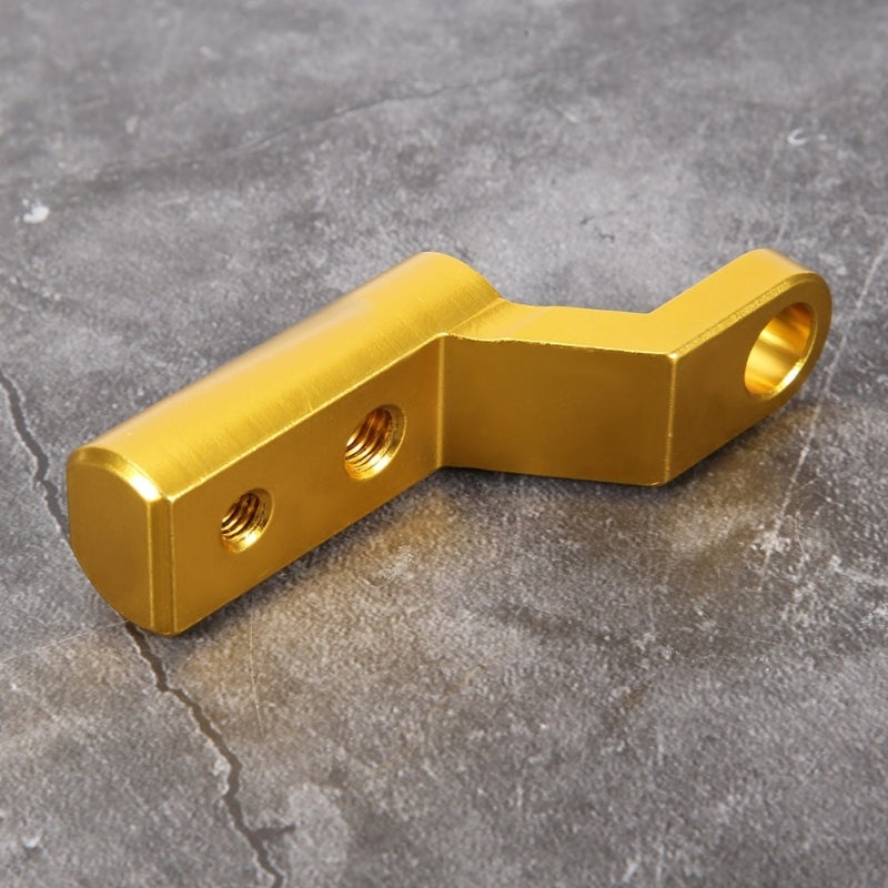 BSDDP Motorcycles Rearview Mirror Base Golden High Hardness No Deformation Scooter - Excellent Welding Plating Performance Rearview Mirror for Motorcycles Electric Car ATVs - Image 5