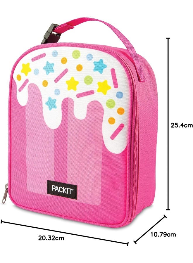 PackIt Freezable Playtime Lunch Box, Pink Popsicle - Image 5