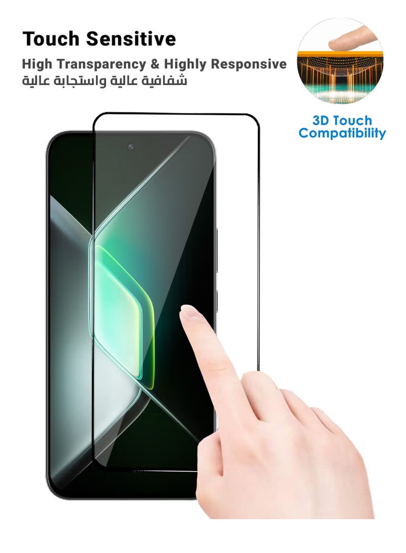 إنفينيكس GT 30 Pro واقي الشاشة - زجاج مقسّى فاخر للشاشة الكاملة إنفينيكس GT 30 Pro شفافية عالية، ملمس دقيق، مضاد للانفجار، حواف مقوسة ناعمة، سهل التركيب - Image 3