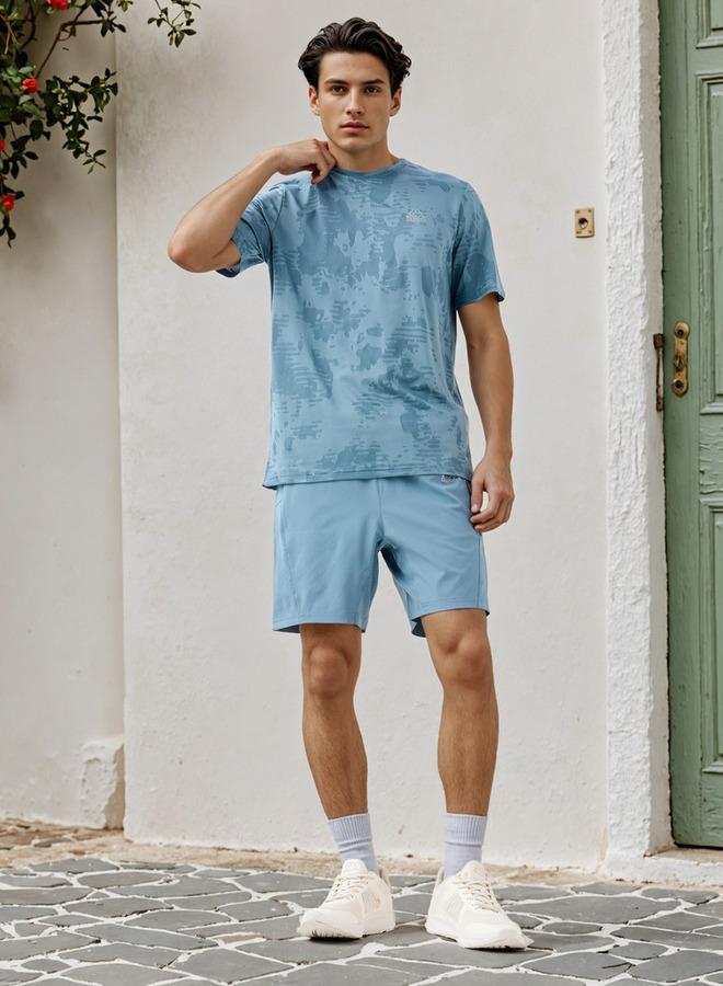 كابا تيشيرت كابا بأداء مزخرف بياقة دائرية - Image 2