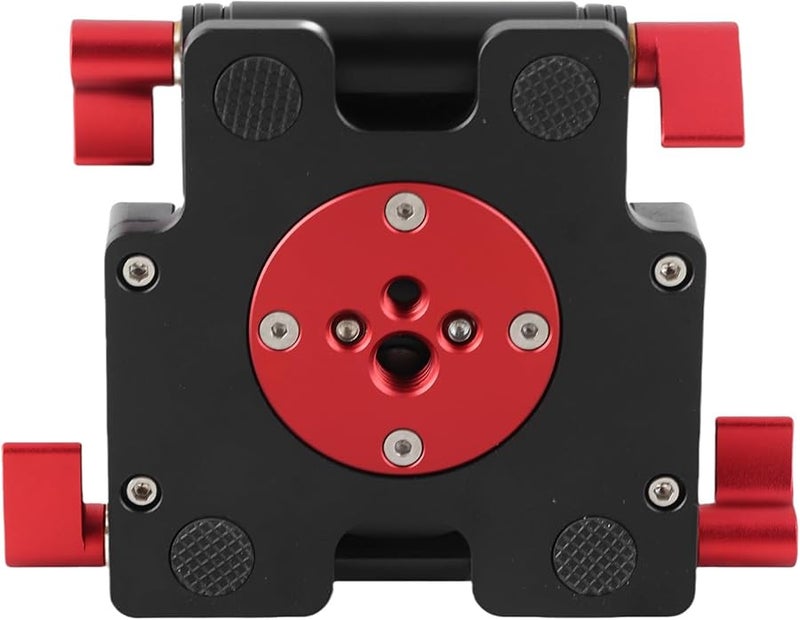Black Aluminum Alloy Z Shaped Desktop Holder Foldable Camcorder Support Quick Release Plate - Image 5