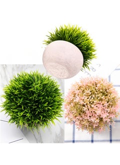 Beauenty Mini Artificial Plants,artificial Flowers,potted Plants,small Shrubs,artificial Plants|office/kitchen/bathroom/bedroom/room/shelf/party/home/beach Garden Decorative Artificial Plant Set(2pcs)  - Image 3