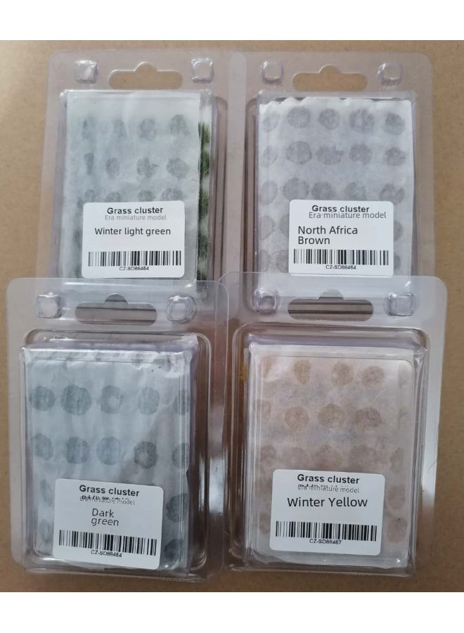 Era Model Train Sandbox Architectural Scenery Baseplate Medieval Warhammer Material 50 Pieces Per Box-Color:Wild Green - Image 5