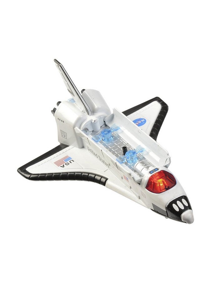 Aeromax Pull Back Space Shuttle Boxed Die Cast White - Image 3