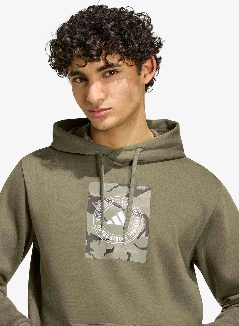Adidas OLISTR Camo Box Graphic Hoodie for Men | Best Price UAE
