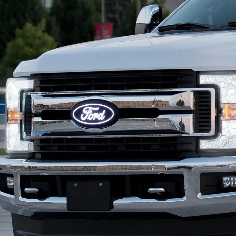 Putco Luminix White LED Oval Light Up Grille Emblem for Ford F250, F350, F450 (2011-2025) - Image 4