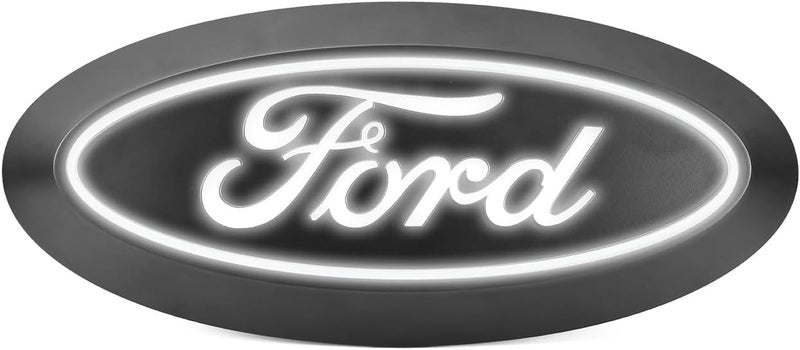 Putco Luminix White LED Oval Light Up Grille Emblem for Ford F250, F350, F450 (2011-2025) - Image 2