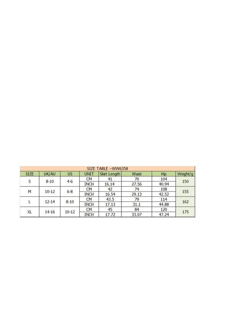 Loquat - Women's One-piece Lace-up High Waist Solid Color Peplum Short Skirt - Image 1