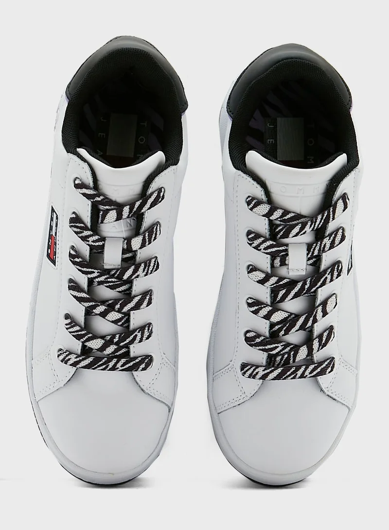 TOMMY JEANS Lace Up Low Top Sneakers
