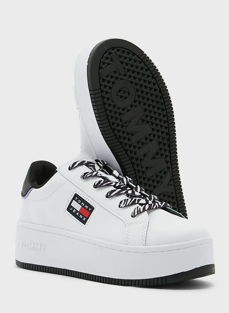 TOMMY JEANS Lace Up Low Top Sneakers