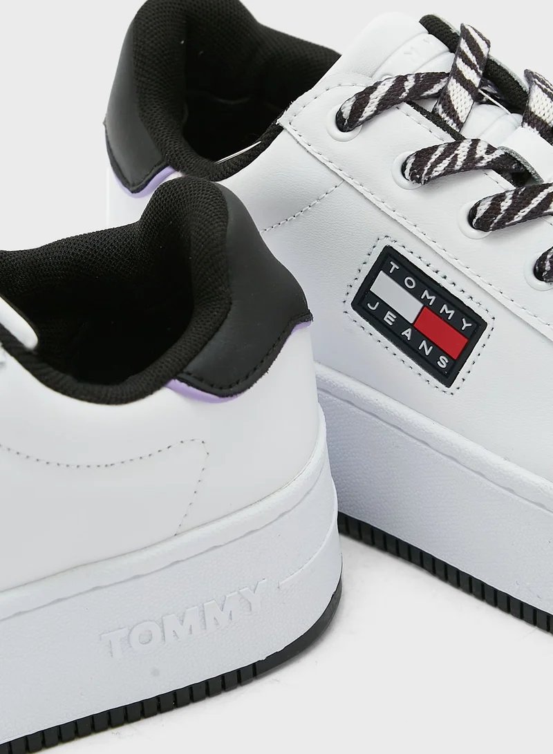 TOMMY JEANS Lace Up Low Top Sneakers