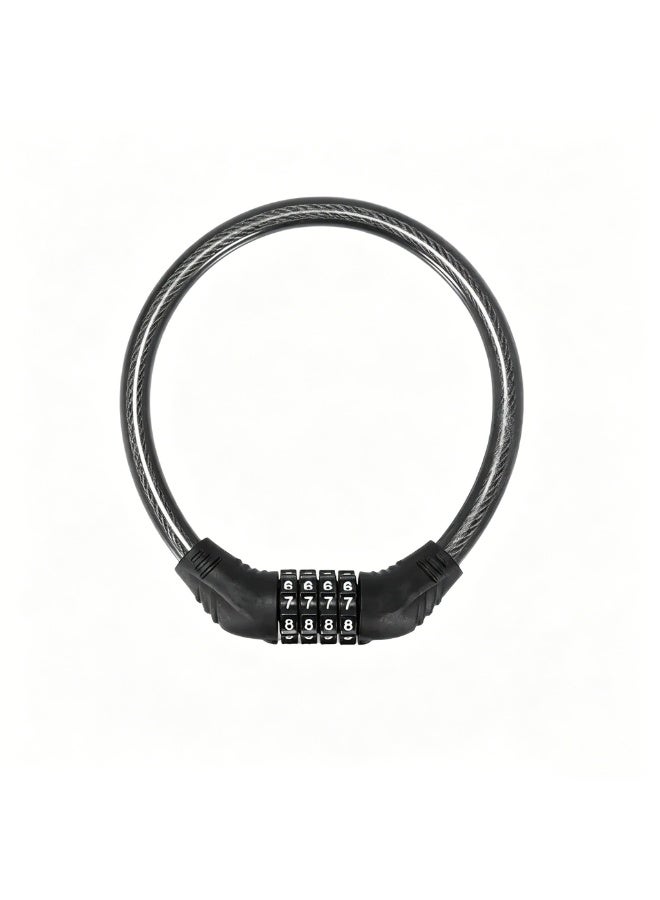 ITQAN RASEEL Heavy Duty Bike Chain Lock Waterproof Combination Code Anti Theft Cable Lock for Electric Bikes Scooters Outdoor Use - Image 1