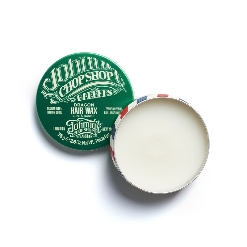Johnny's Chop Shop Men's Hair Dragon Wax Medium Hold, Medium Natural Shine, Non-Greasy, 75 g, 2.6 oz - Image 4