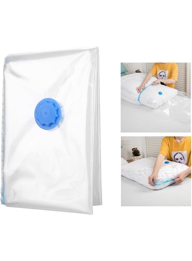 MOMENT 6 Pack Vacuum Storage Bags 60 x 80cm, Space Saver Bags, Reusable Compression Bags Space Saver, Vacuum Bag for Packing,Clothes, Bedding, Travel. - Image 3