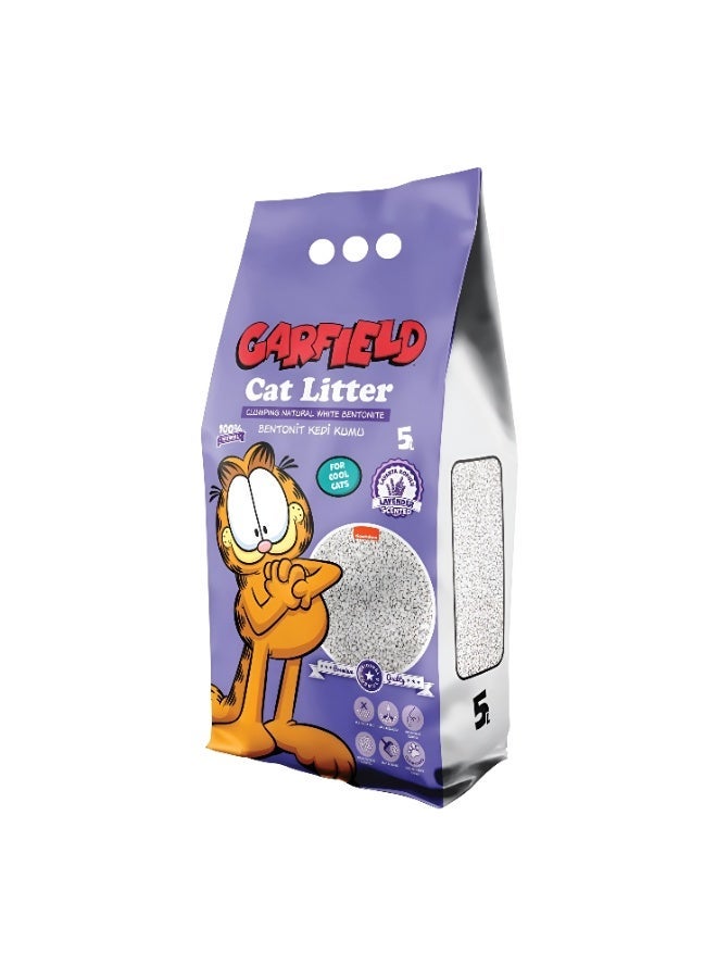 Garfield PET FAN GARFIELD Cat Litter 5L Lavender Scented - Image 1
