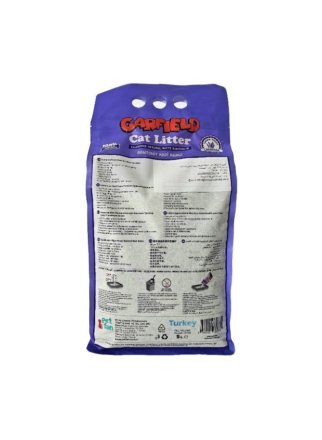 Garfield PET FAN GARFIELD Cat Litter 5L Lavender Scented - Image 4