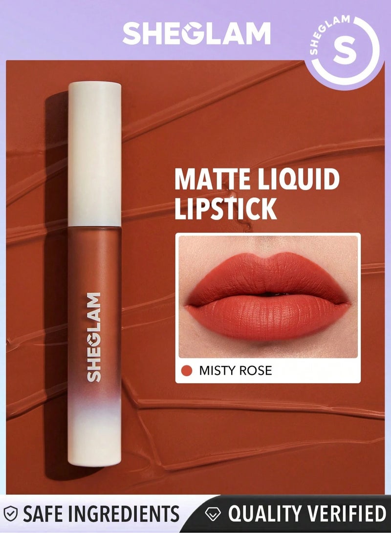 Sheglam Matte Liquid Lipstick - Misty Rose Misty Rose - Image 2