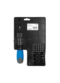 Gazelle 28 Piece Dual-Drive Ratchet Screwdriver Set With Phillips, Hex, Square, Torx And Sockets Bits, Thumb Switch Reverse Gear, Slip Resistant Rubber Grip  - Image 3