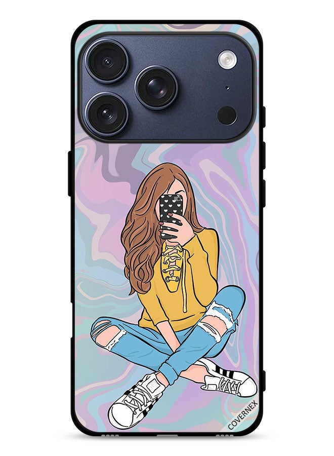 Covernex Apple iPhone 17 Pro Protective Case Cover Girl Taking Photo - Image 1