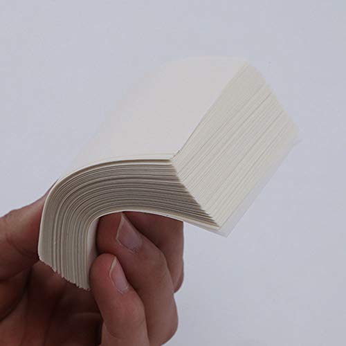 PZRT 200pcs Weighing Paper Sheet Double-Sided Smooth Non-Absorbing Translucent Glossy Paper 100mm x 100mm - Image 3