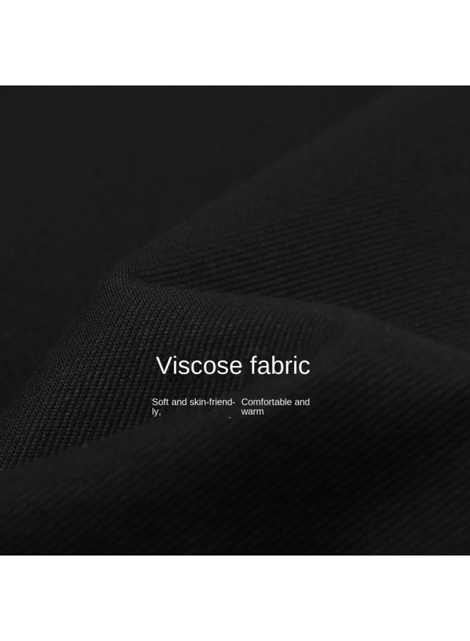 Septwolves Anti-static】men's Twill Knitted Brushed Elastic Semi-elastic Casual Knit Pants For Men In Autumn And Winter - Image 4