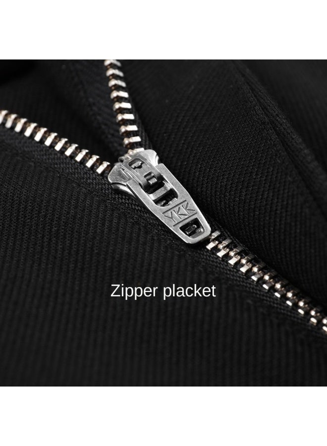 Septwolves Anti-static】men's Twill Knitted Brushed Elastic Semi-elastic Casual Knit Pants For Men In Autumn And Winter - Image 5