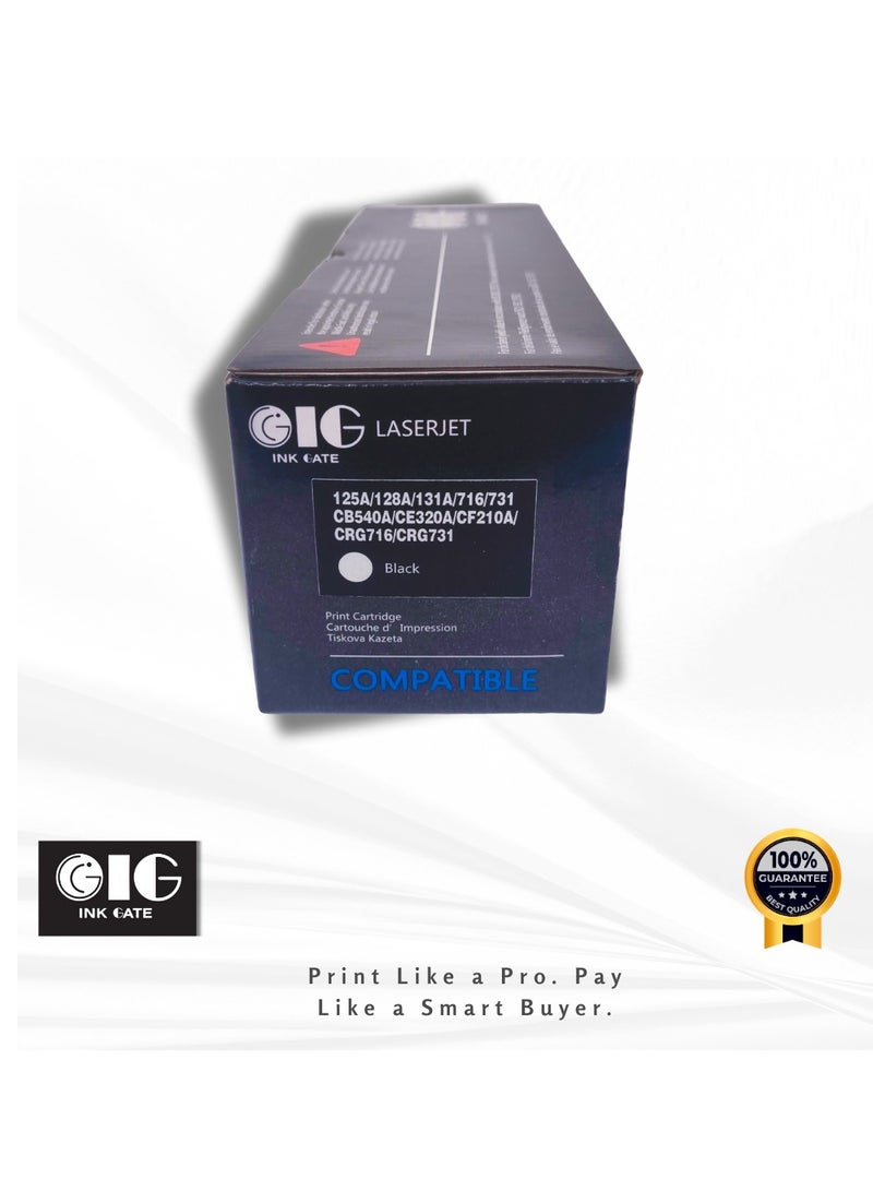 IG Compatible Black Toner Cartridge – Replaces HP 125A / 128A / 131A – 2400 Pages – For HP Color LaserJet Printers - Image 3