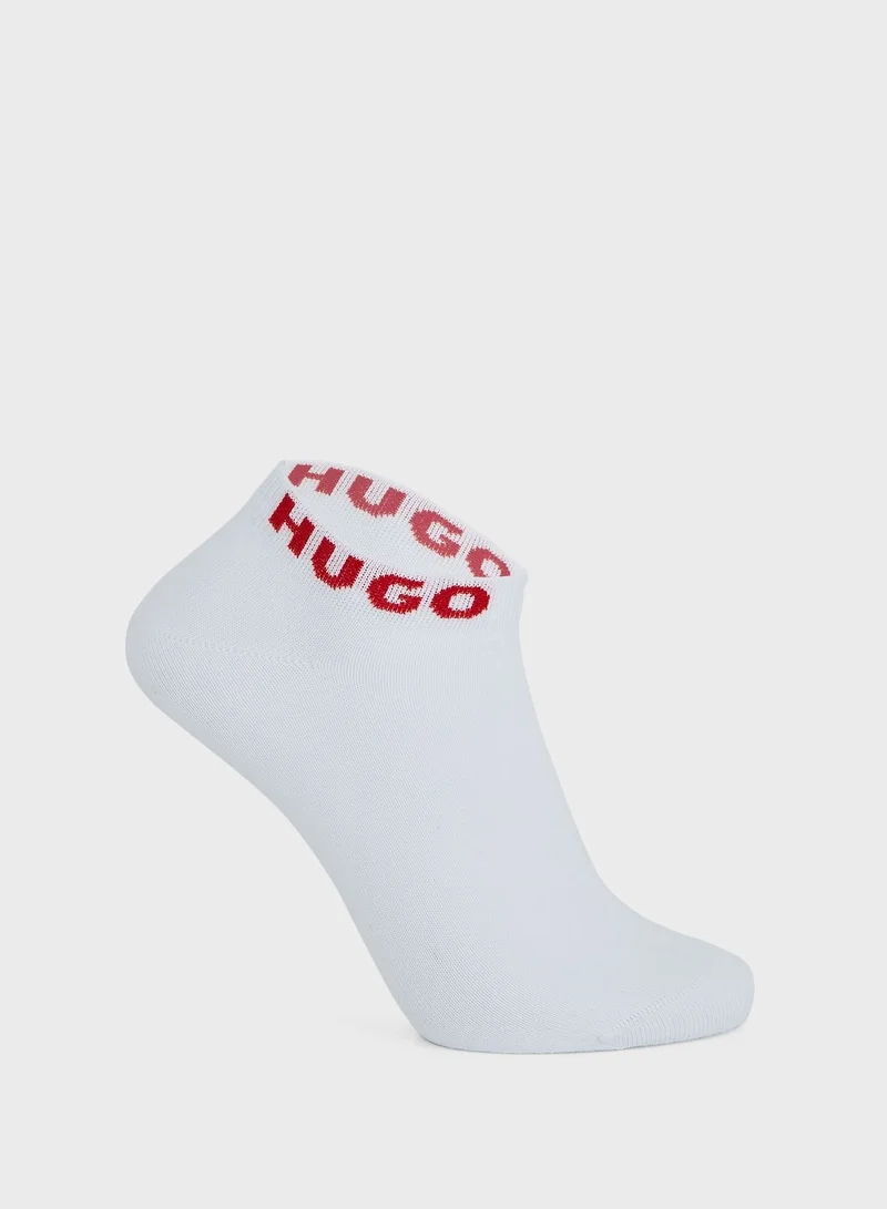 HUGO 3 Pack Logo Socks