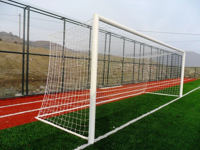 adelinspor Silver Football Goal Net 7.32*2.44*2.0 M, 3 mm