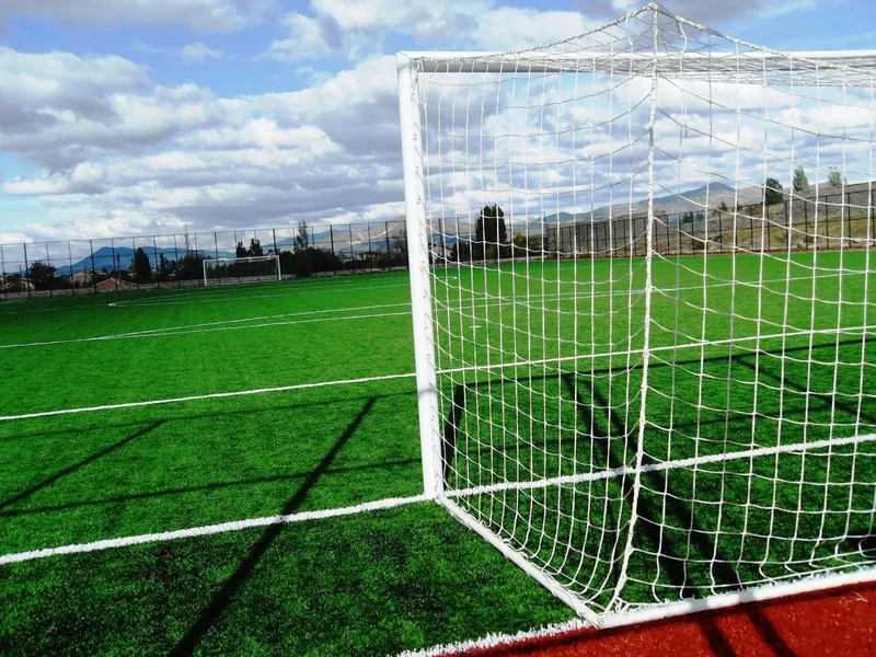 adelinspor Silver Football Goal Net 7.32*2.44*2.0 M, 3 mm