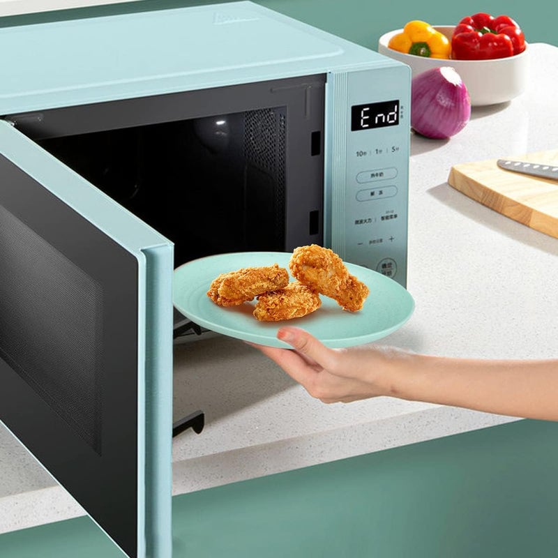 Supernal 32pcs Wheat Straw Dinnerware SetsUnbreakable DishLight Weight Dinnerware Reusable Dishwasher Microwave SafeEco Friendly PlatesCereal BowlsCups and Utensils Sets - Image 5