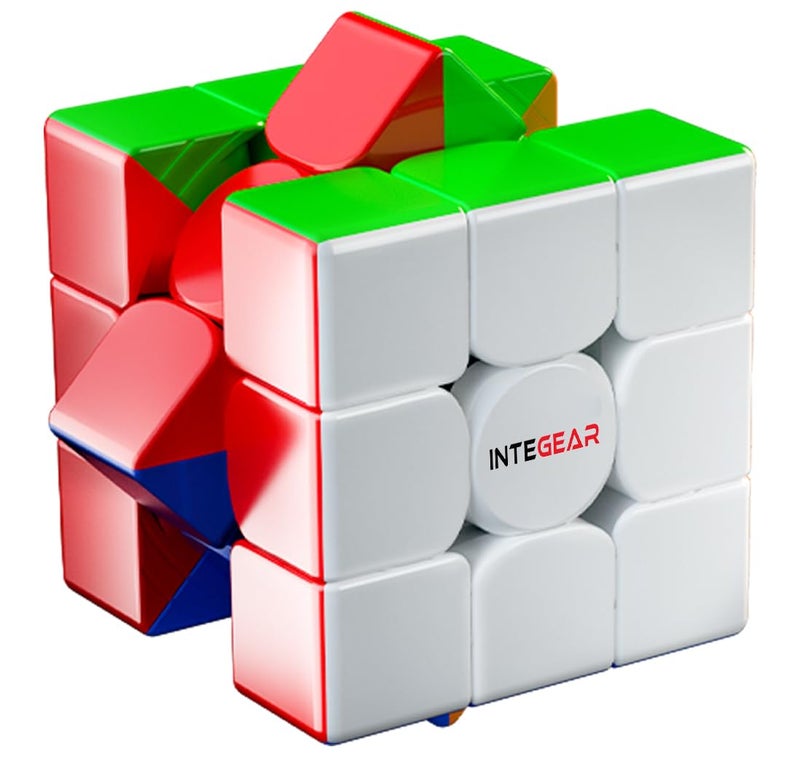 INTEGEAR Full Size 56mm Magnetic Speed Cube Stickerless 3x3 Easy Turning and Smooth Play Durable Puzzle Cube Toy for Kids and Adults - Image 3
