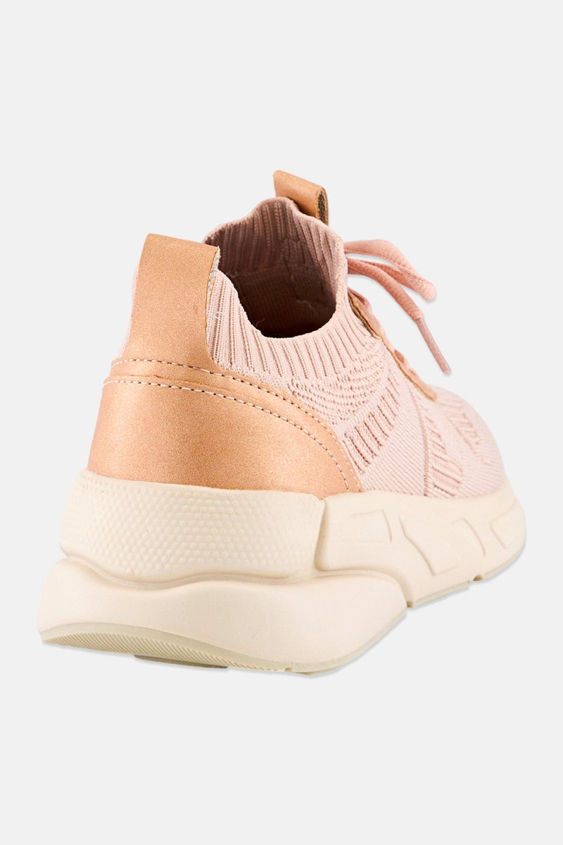 RBX Women Lace Up Outdoor Shoes, Light Pink - Image 2