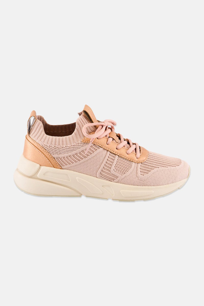 RBX Women Lace Up Outdoor Shoes, Light Pink - Image 4