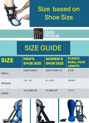 Alpha Medical Plantar Fascitis Night Splint Heel Foot Pain PF Brace L4398 Small Mens shoe size less than 7 Womens shoe size less than 75 - Image 5