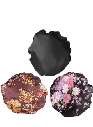 Mobestech 3Pcs Sleep Night Caps Wide Band Silk Satin Bonnet Night Head Cover Soft Hair Turban Chemo Caps Hair Loss Hats for Women - pzsku/Z00151F9B737E09824E0CZ/45/_/1680760023/d7dff2bf-e2a0-4662-a344-1f22f4bc60f1