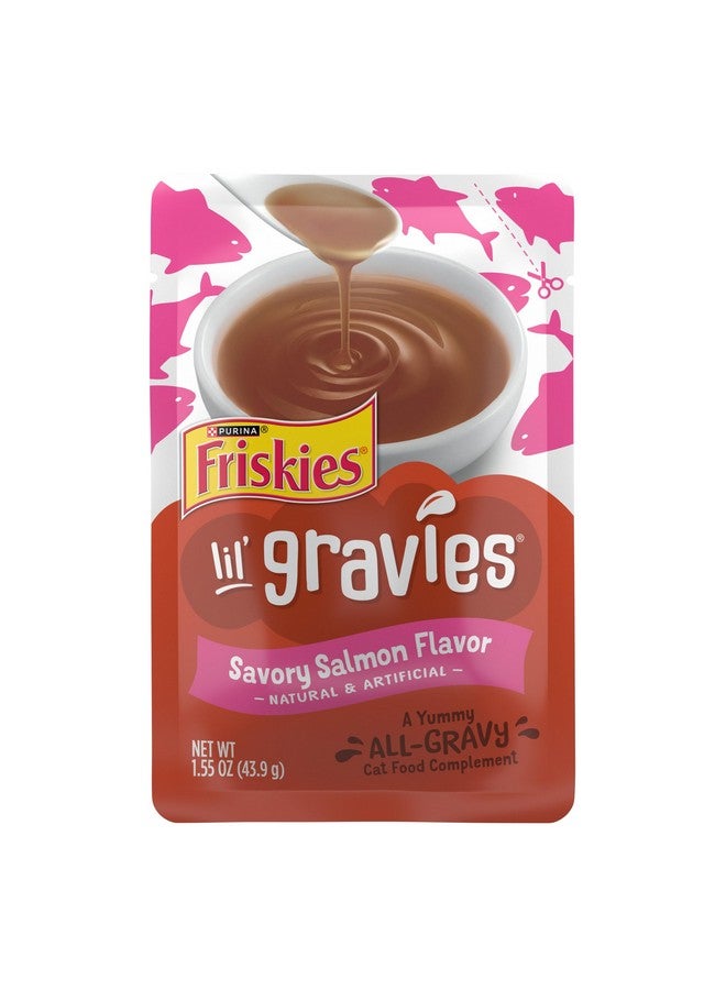 فريسكس طعام القطط بورينا فريسكيز ليل جريفز اللذيذ بنكهة السلمون، مُكمّل غذائي قابل لللعق - عبوة من ١٦ كيسًا، وزن ١٫٥٥ أونصة - Image 1