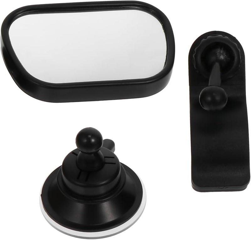 Universal Car Rear View Mirror Adjustable Wide Angle for Child Safety Monitoring - Image 1