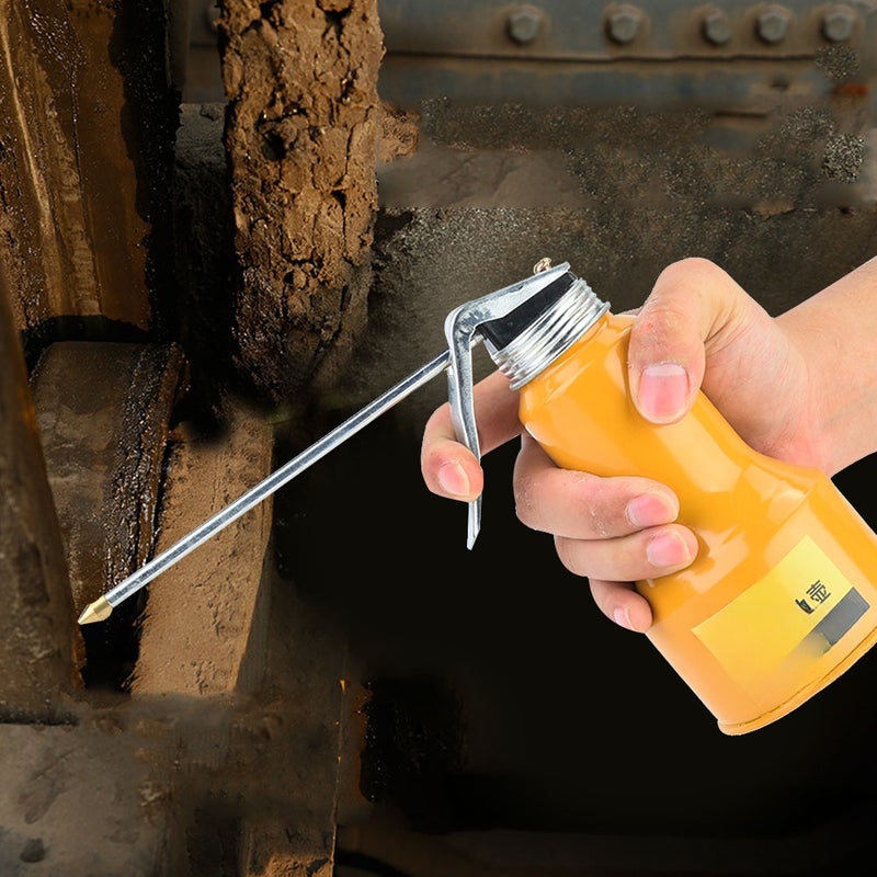 1 Pcs High pressure Machine Oiler Aluminum Alloy Pump Metal Oil Can Gun(400g) - Image 1