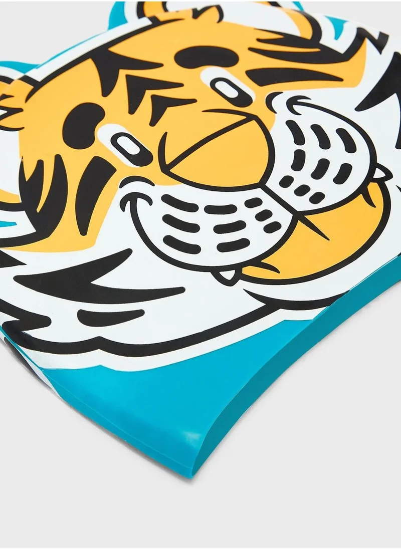 speedo Logo Printed Swim Cap