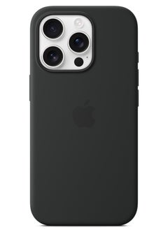 Silicone Apple MagSafe Silicone Case for iPhone 16 Pro – Black  - Image 1