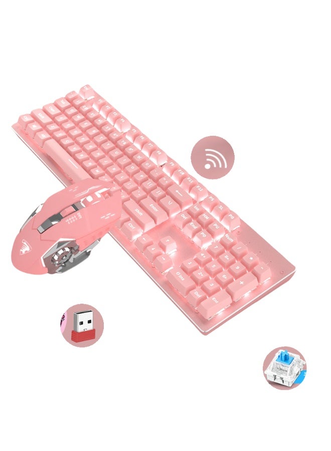 KUYING New Mechanical Office Gaming Esports Mouse and Keyboard Set 