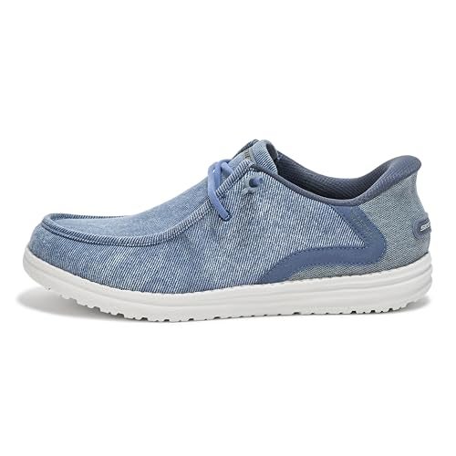 SKECHERS حذاء سكيشرز للرجال - ميلسون-كورونادو، دنيم، 8.5 عريض - Image 2