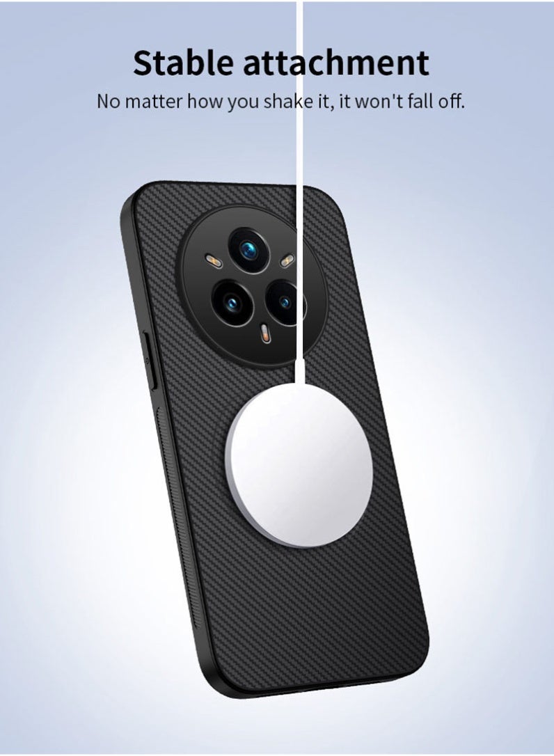 general for OPPO Realme 15 Pro Case Fit for Magsafe, Carbon Fiber & Flexible Silicone Bumper Cover Rugged Lightweight Slim Fit Grip Shockproof Protection - Image 4