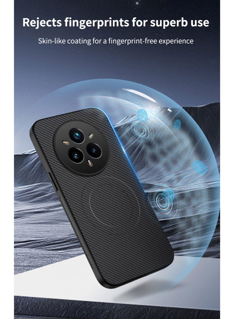 general for OPPO Realme 15 Pro Case Fit for Magsafe, Carbon Fiber & Flexible Silicone Bumper Cover Rugged Lightweight Slim Fit Grip Shockproof Protection - Image 5