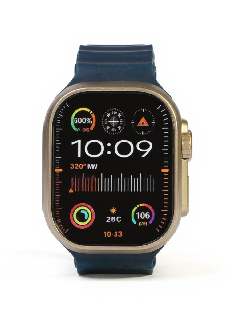 ConnectME X9+ Max Smartwatch , 6  Straps, 49mm Amoled Display screen with 6 Watch Straps, Bluetooth 5.3 ,260mAH, Open AI New ChatGPT, WearFit Pro APP, IP67 Water Proof Level, 7 Days Battery Life, Pro-level Sports Modes, Blood oxygen & Pressure test ,Heart Rate Monitor, Sleep Monitoring - Image 1
