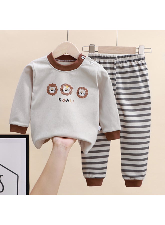 New Underwear Set Boys And Girls Autumn Clothes Autumn Pants Children's Cotton Thermal Underwear Children's Pajamas