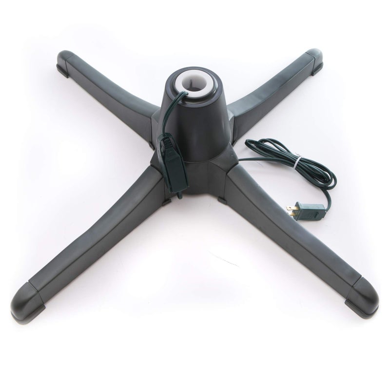 حامل شجرة عيد الميلاد الكهربائي الدوار من فيكرمان 24 بوصة  ديكور داخلي موسمي  مفتاح خطوة تشغيل/إيقاف مريح  دوران 360 درجة